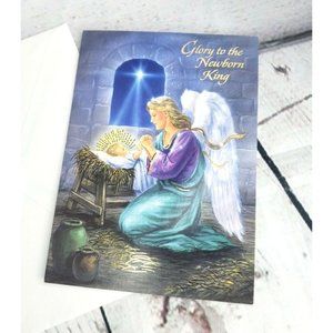 Glory To The Newborn King Franciscan Friars Christmas Greeting Card